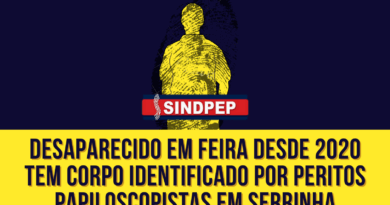 Desaparecido em Feira desde 2020 tem corpo identificado por Peritos em Serrinha Desaparecido em Feira desde 2020 tem corpo identificado por Peritos em Serrinha